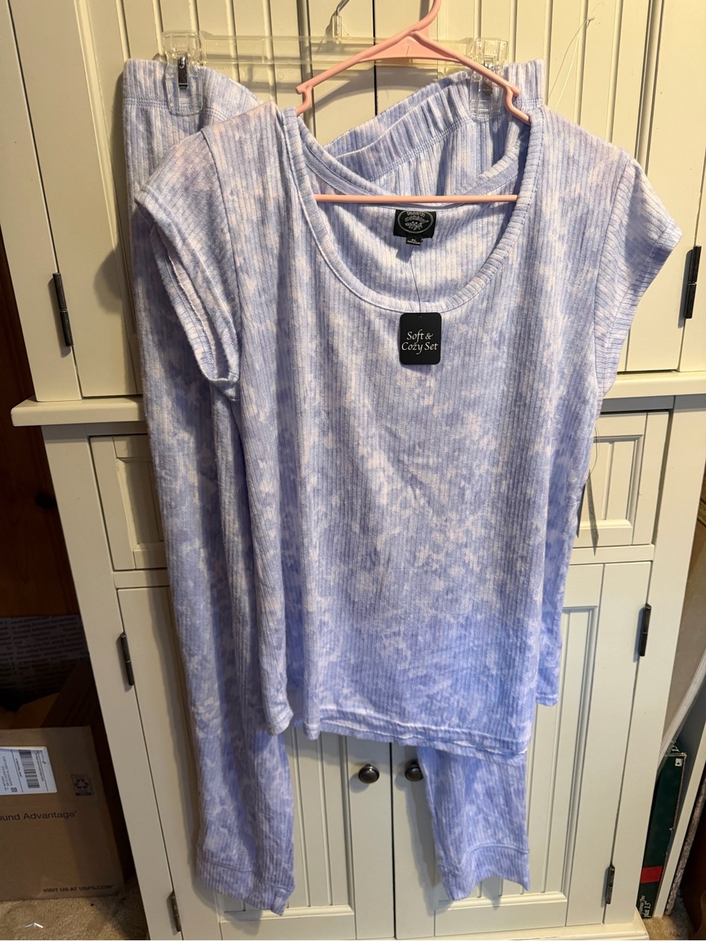 Soft & Cozy Lavender Tie-Dye Lounge Set